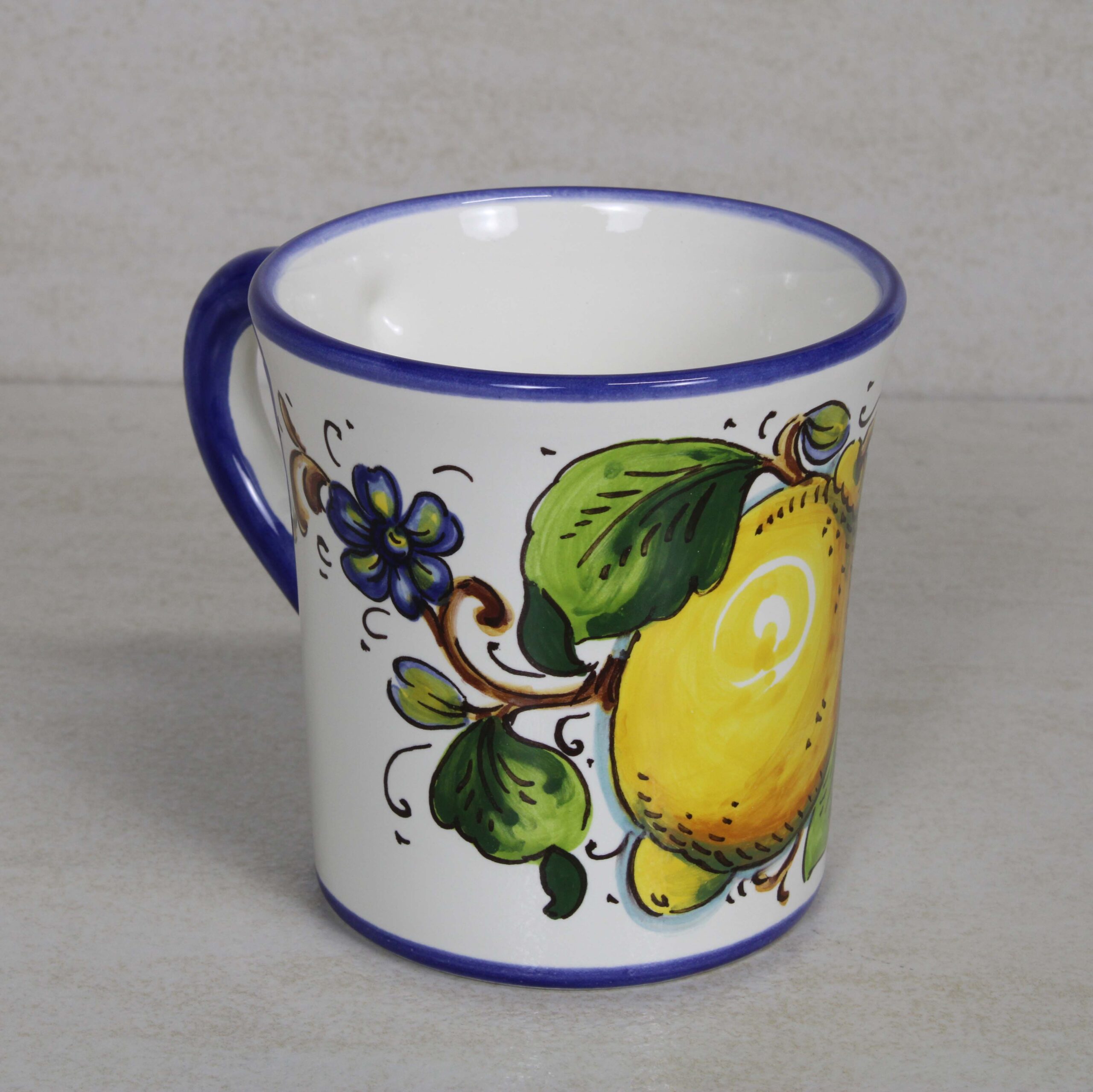Oliera Ampollina in ceramica decorata a mano “Limone Nuovo” – Ceramiche  Borgioli