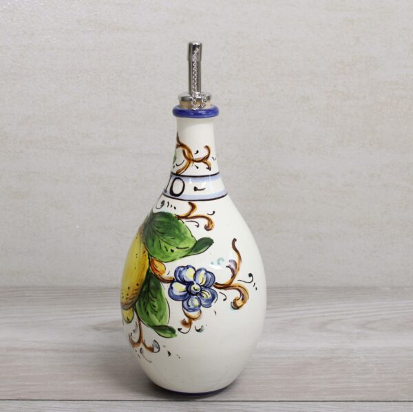 Oliera sfilata in ceramica decorata a mano “Limone Nuovo” – Ceramiche  Borgioli